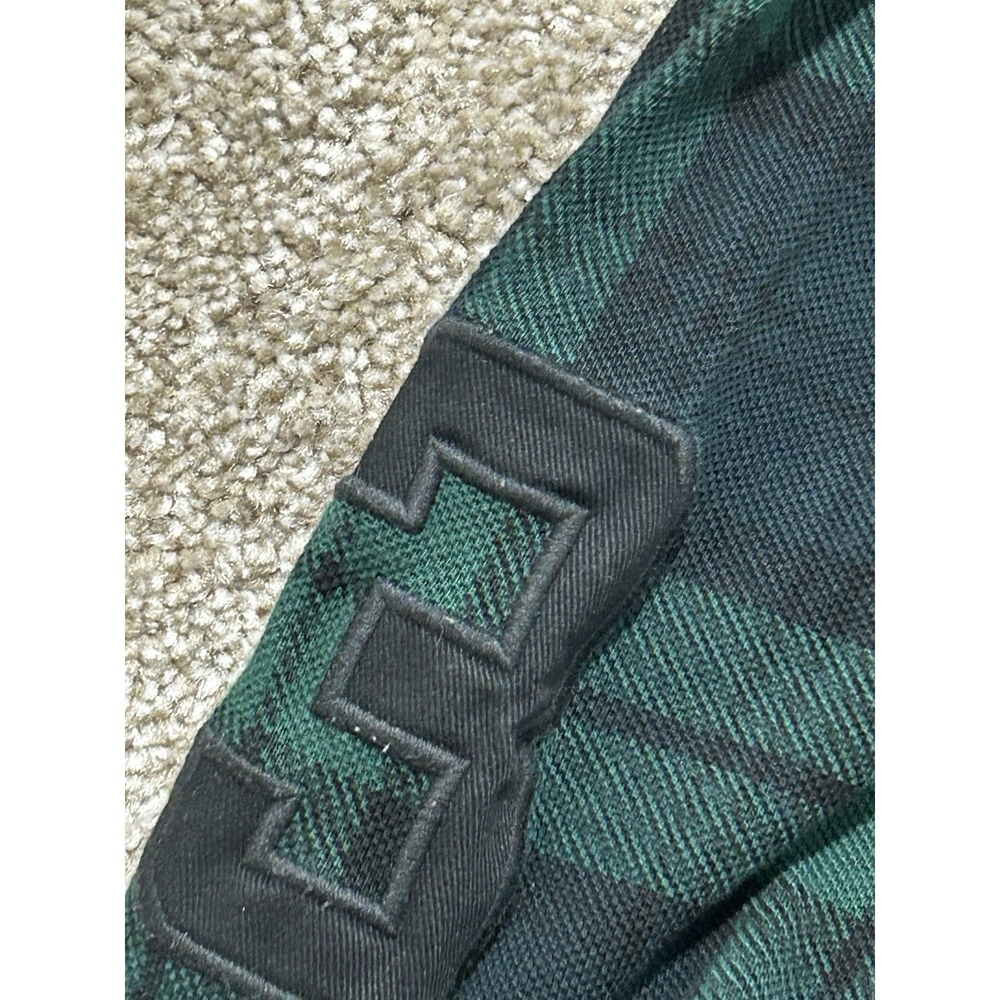 Polo Ralph Lauren Men's XL Plaid Pony Stampede Long Sleeve Custom Slim Fit Polo - Picture 7 of 8